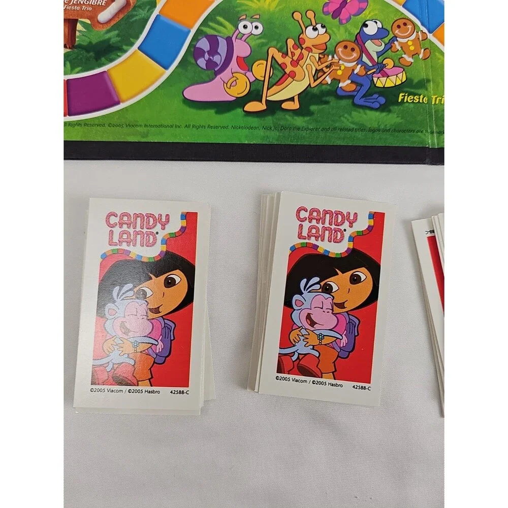 Dora the Explorer Candy Land Board Game Replacement Board & Cards Only